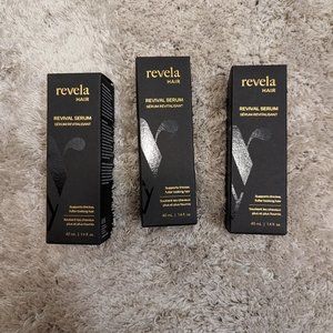 3 Brand New Unopened Bottles of Revela Hair Revival Serum